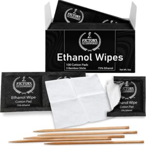 Cleaning - VGW Ethanol Wipes, Pack of 100